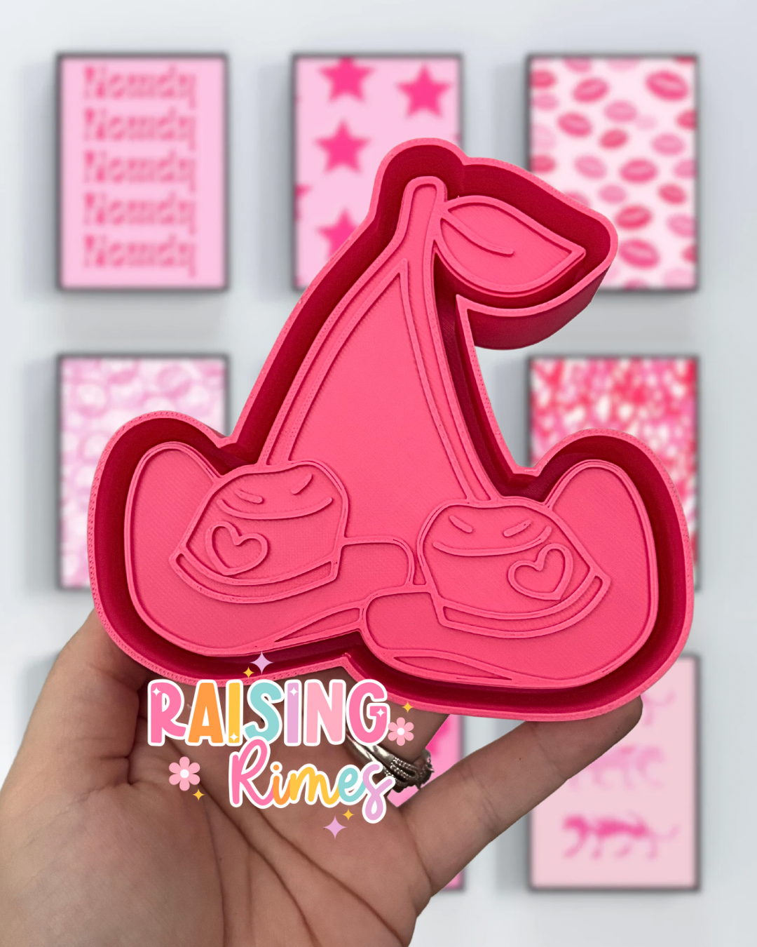 Cowboy Hat Cherries Silicone Mold