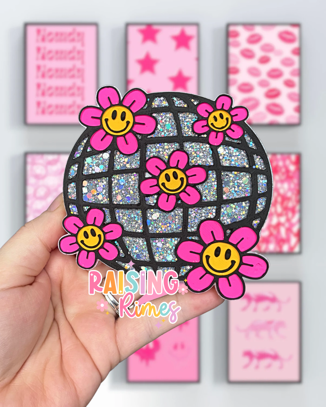 Groovy Daisies Disco Silicone Mold