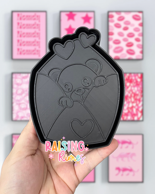 Bear Love Envelope Silicone Mold