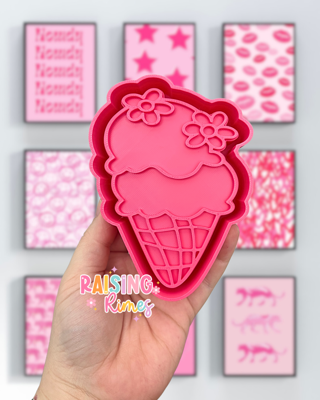 Cutesy Ice Cream Cone Silicone Mold