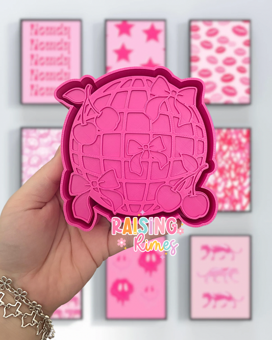 Cherries & Bows Disco Silicone Mold