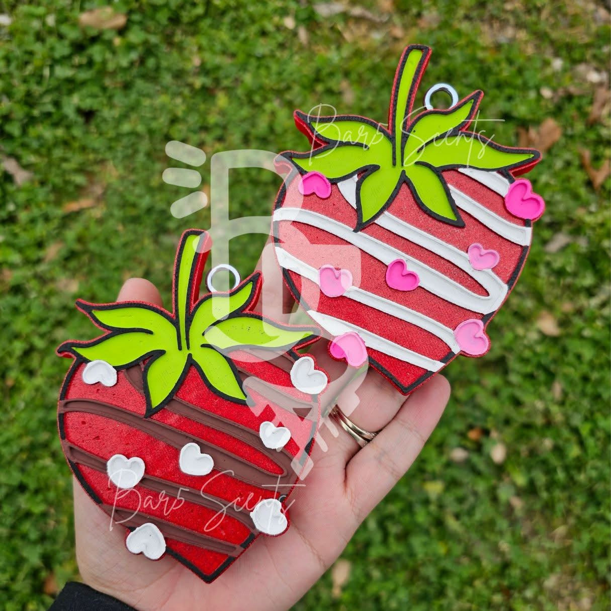 Chocolate Covered Strawberry Silicone Mold