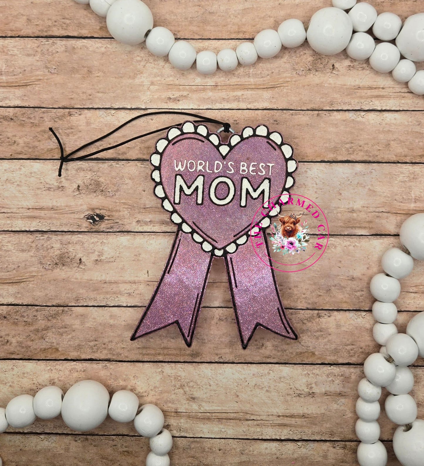 World’s Best Mom Ribbon Silicone Mold