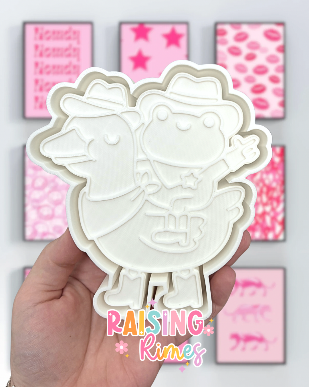 Cowboy Frog & Duck Silicone Mold