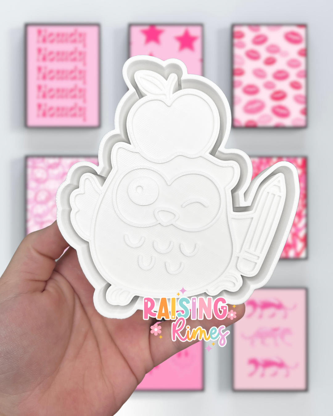 Apple Owl Silicone Mold