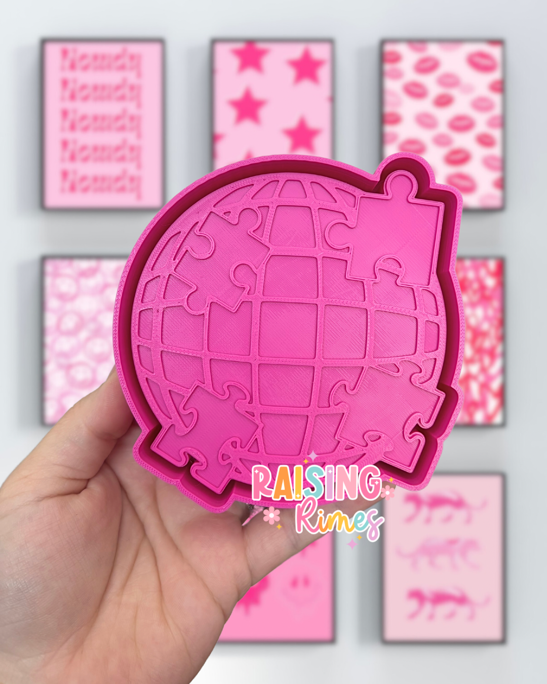 Puzzle Pieces Disco Silicone Mold