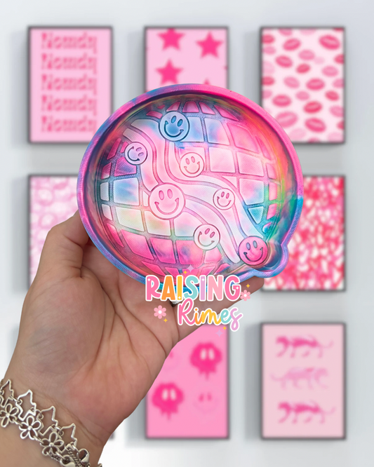 Wavy Smiley Disco Silicone Mold