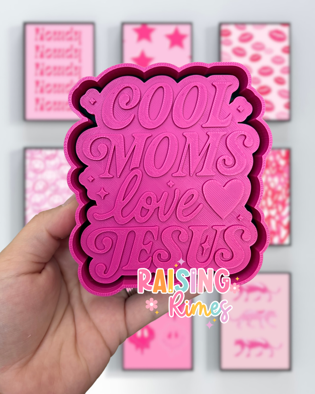 Cool Moms Love Jesus Silicone Mold