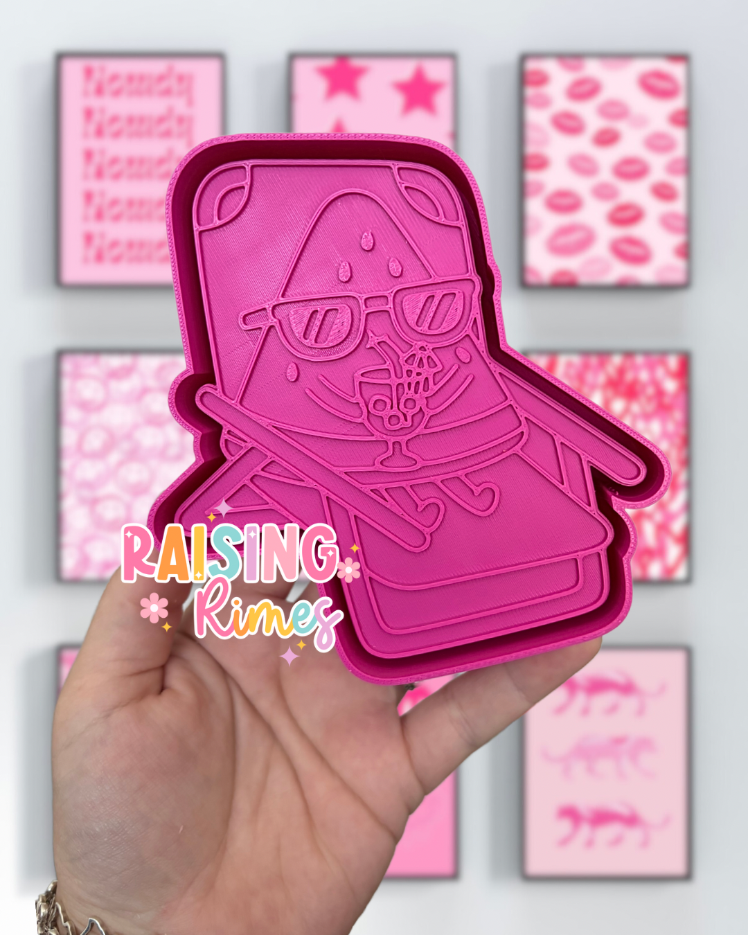 Watermelon on Beach Chair Silicone Mold