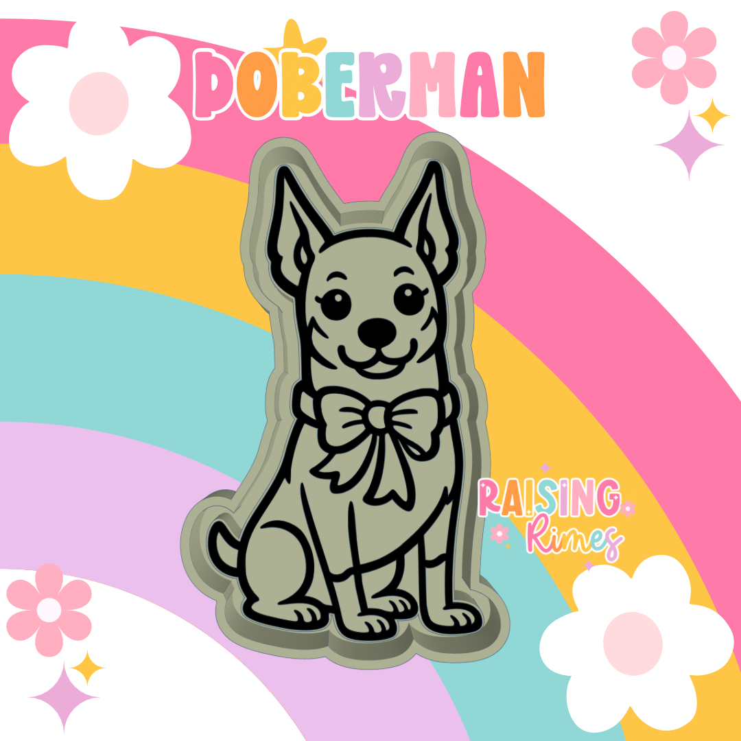 Doberman Silicone Mold