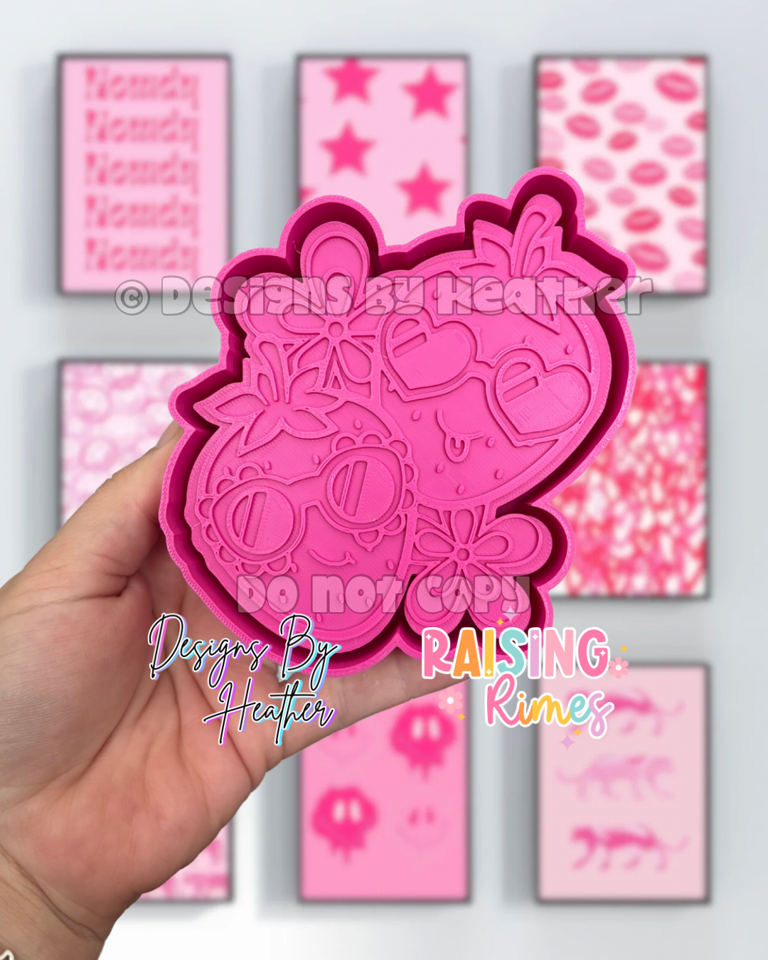 Groovy Strawberries Silicone Mold