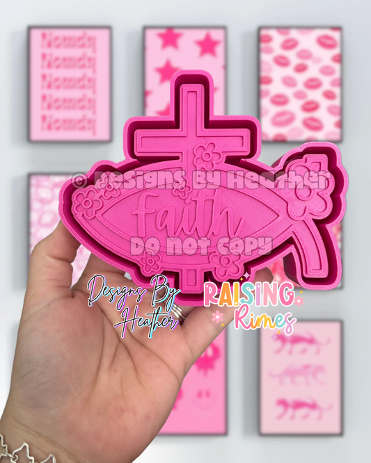 Floral Ichthys Silicone Mold