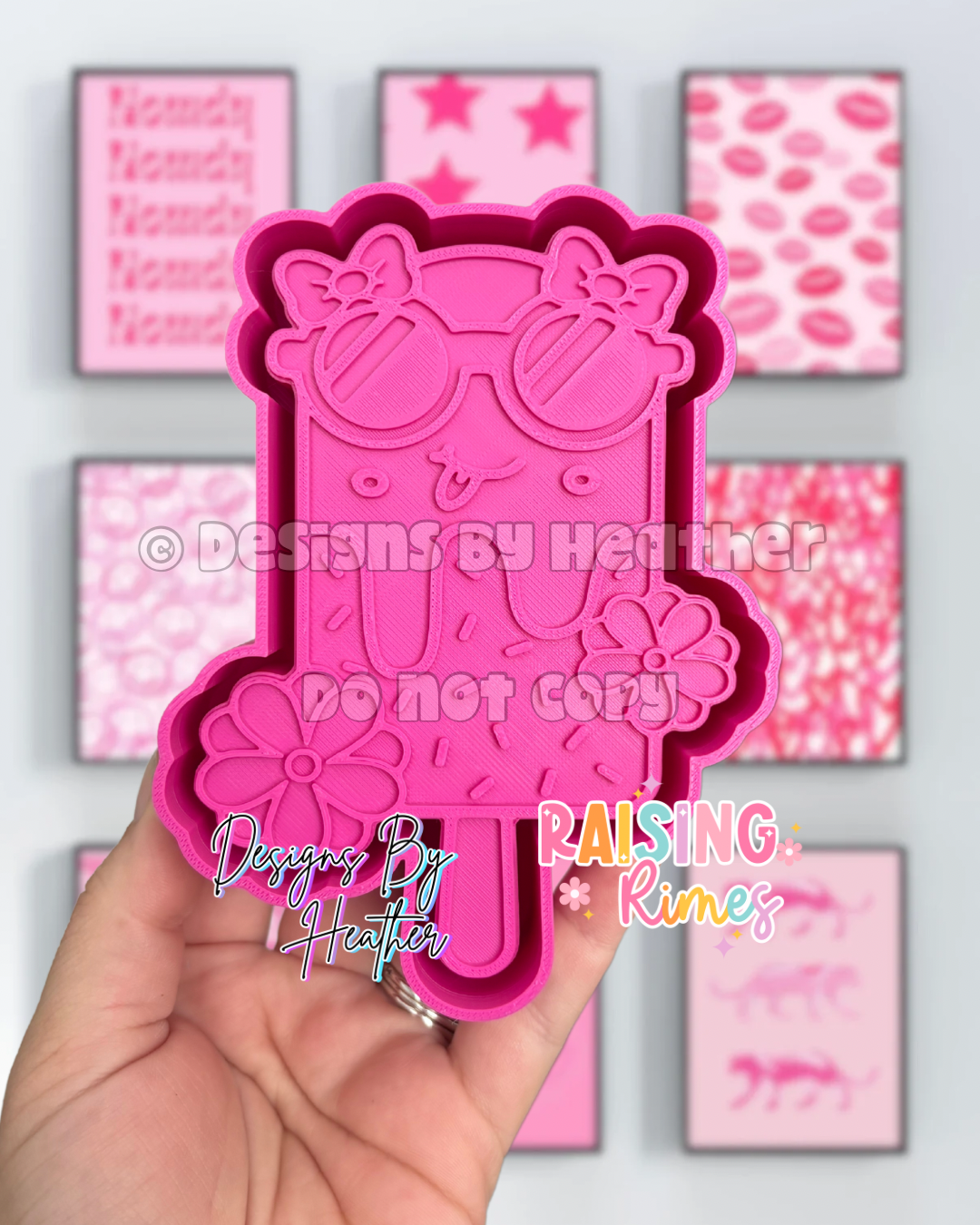 Cute Groovy Popsicle Silicone Mold