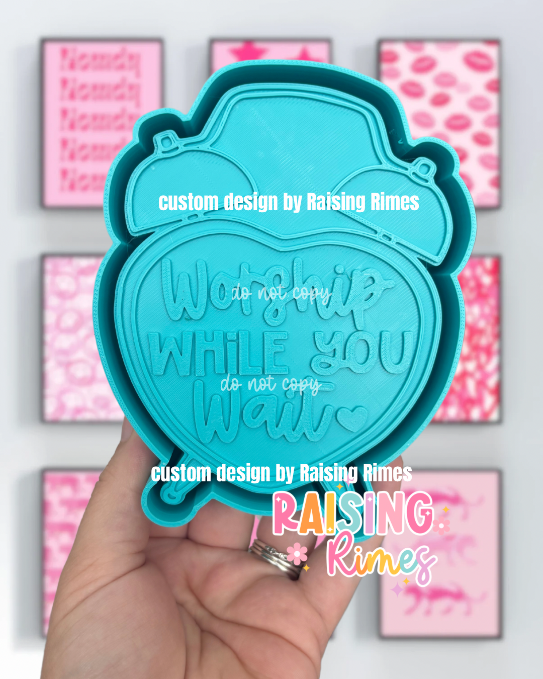Worship While You Wait Silicone Mold