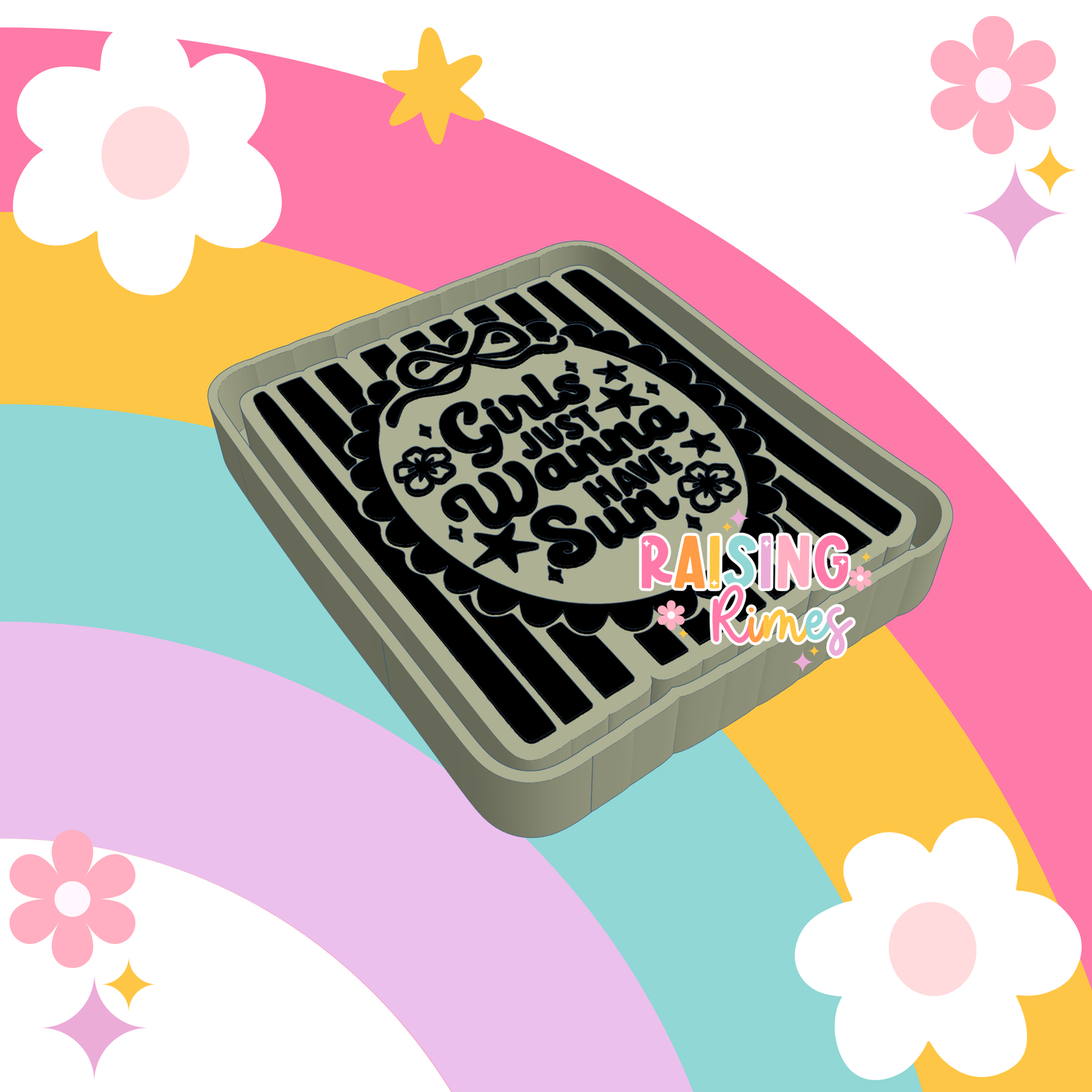 Girls Just Wanna Have Sun Silicone Mold