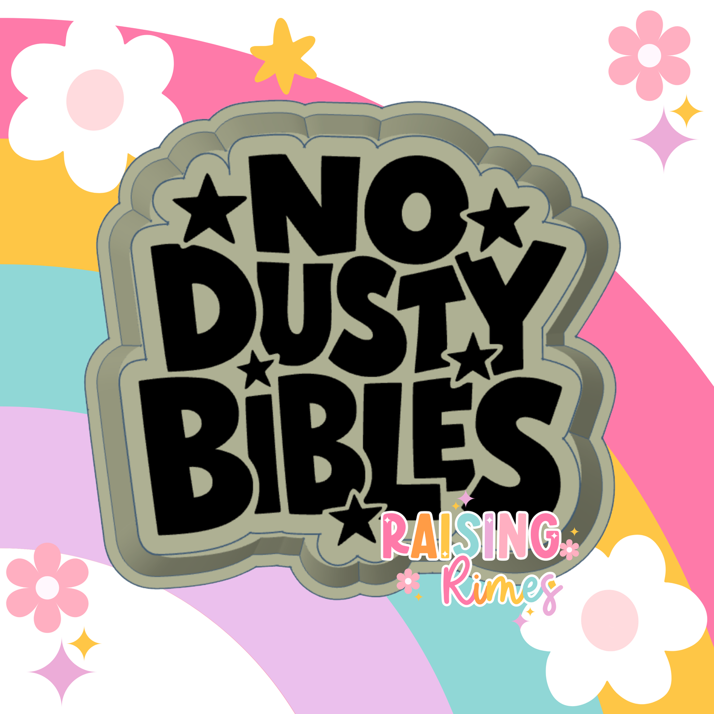 No Dusty Bibles Silicone Mold