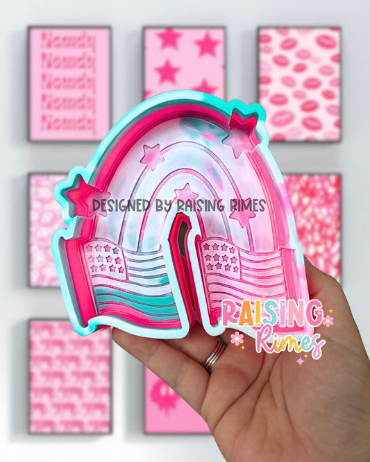 USA Rainbow Silicone Mold