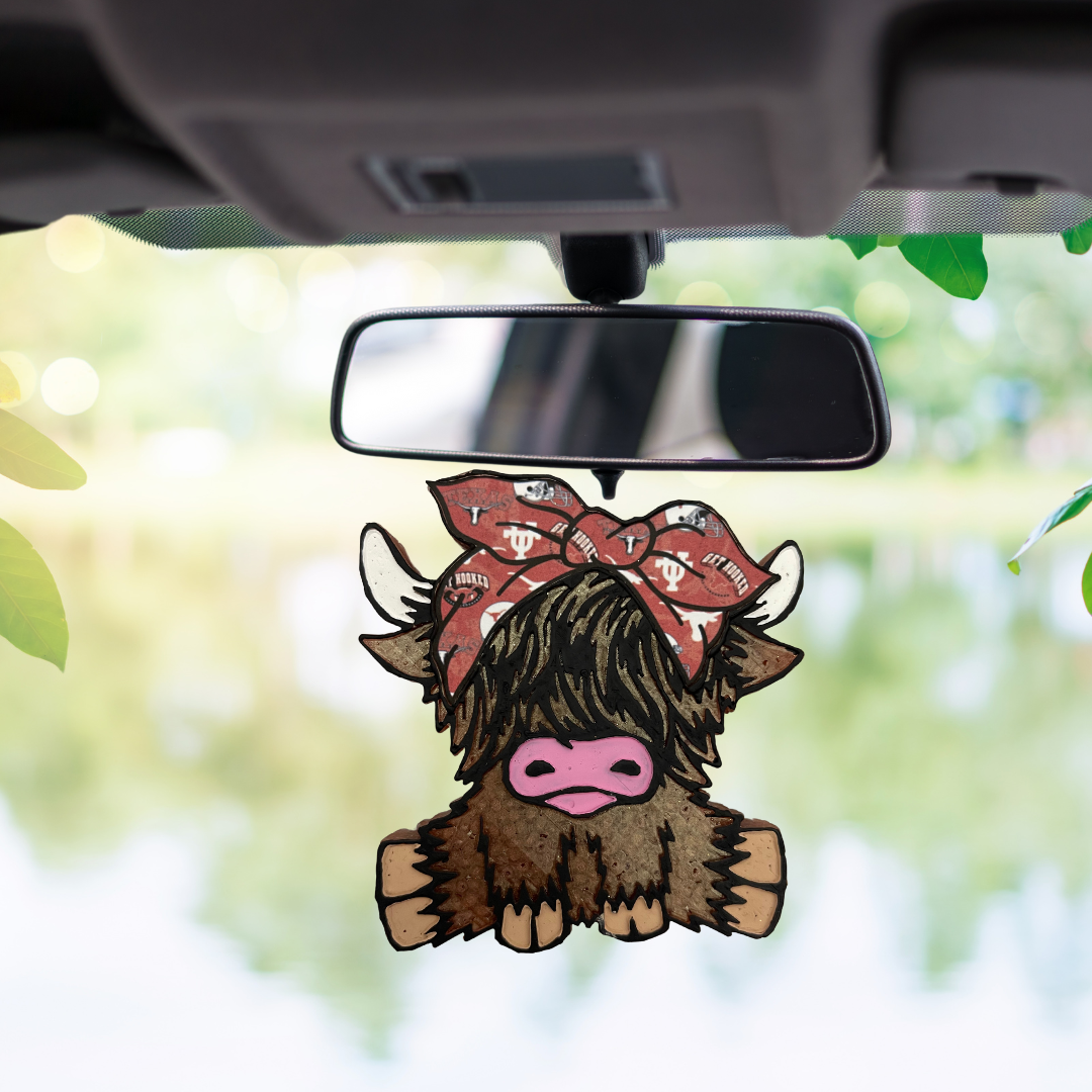 Wholesale - Headband Highland Cow