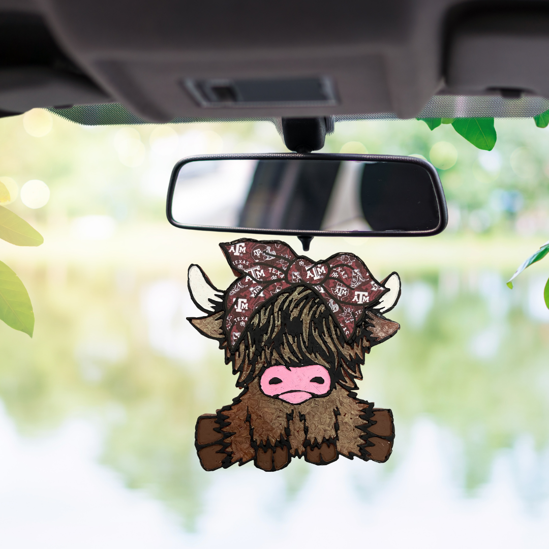 Wholesale - Headband Highland Cow