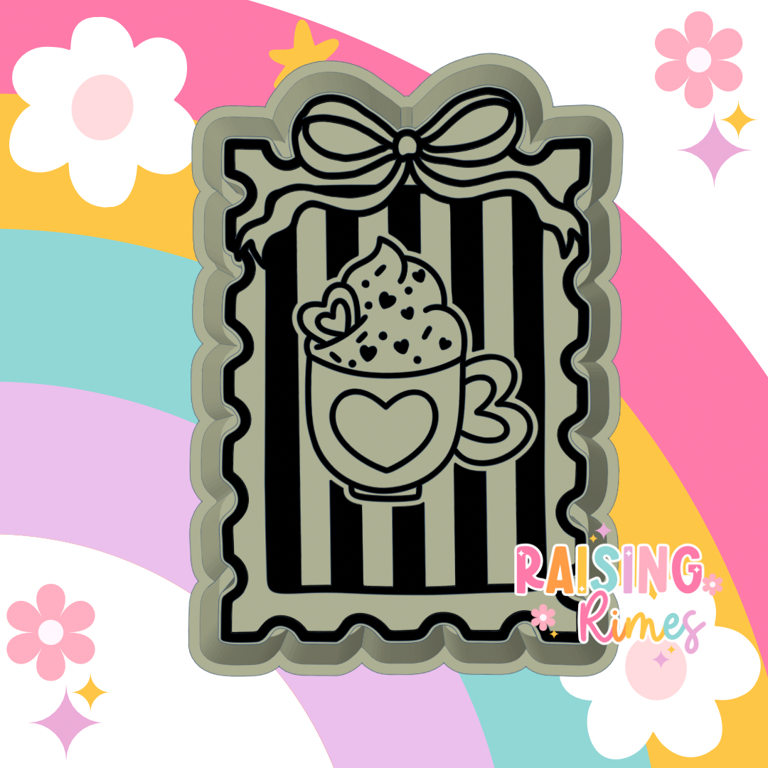 Heart Mug Stamp Silicone Mold