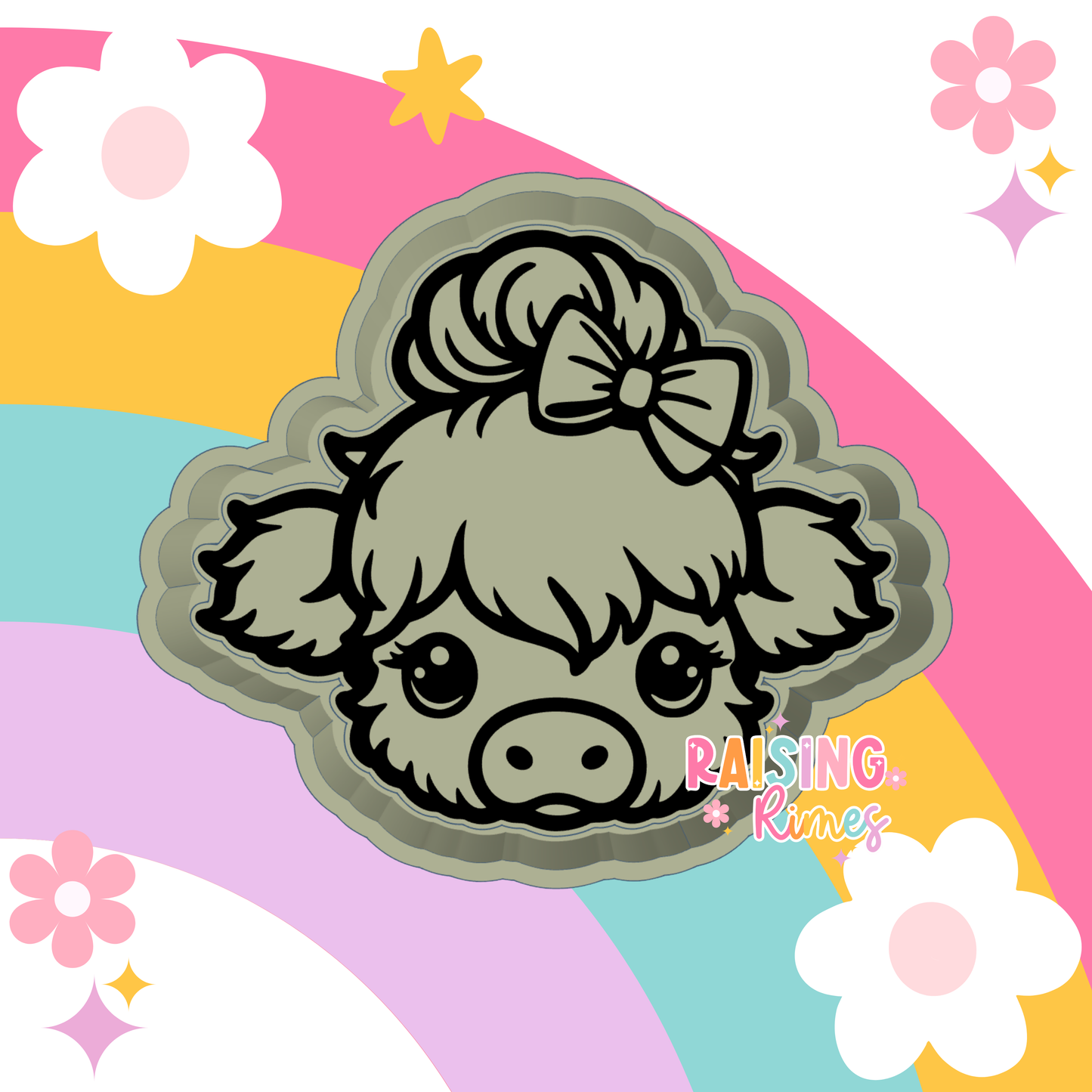 Bun Cow Silicone Mold