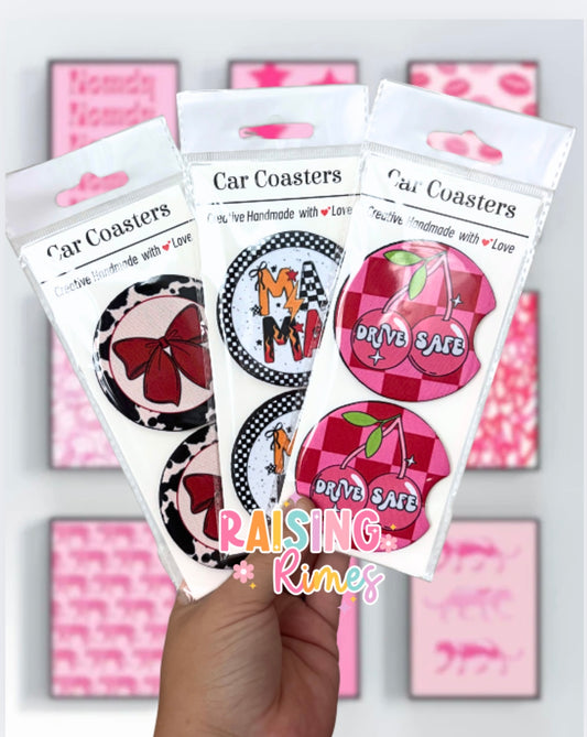 Mystery Car Coaster Set