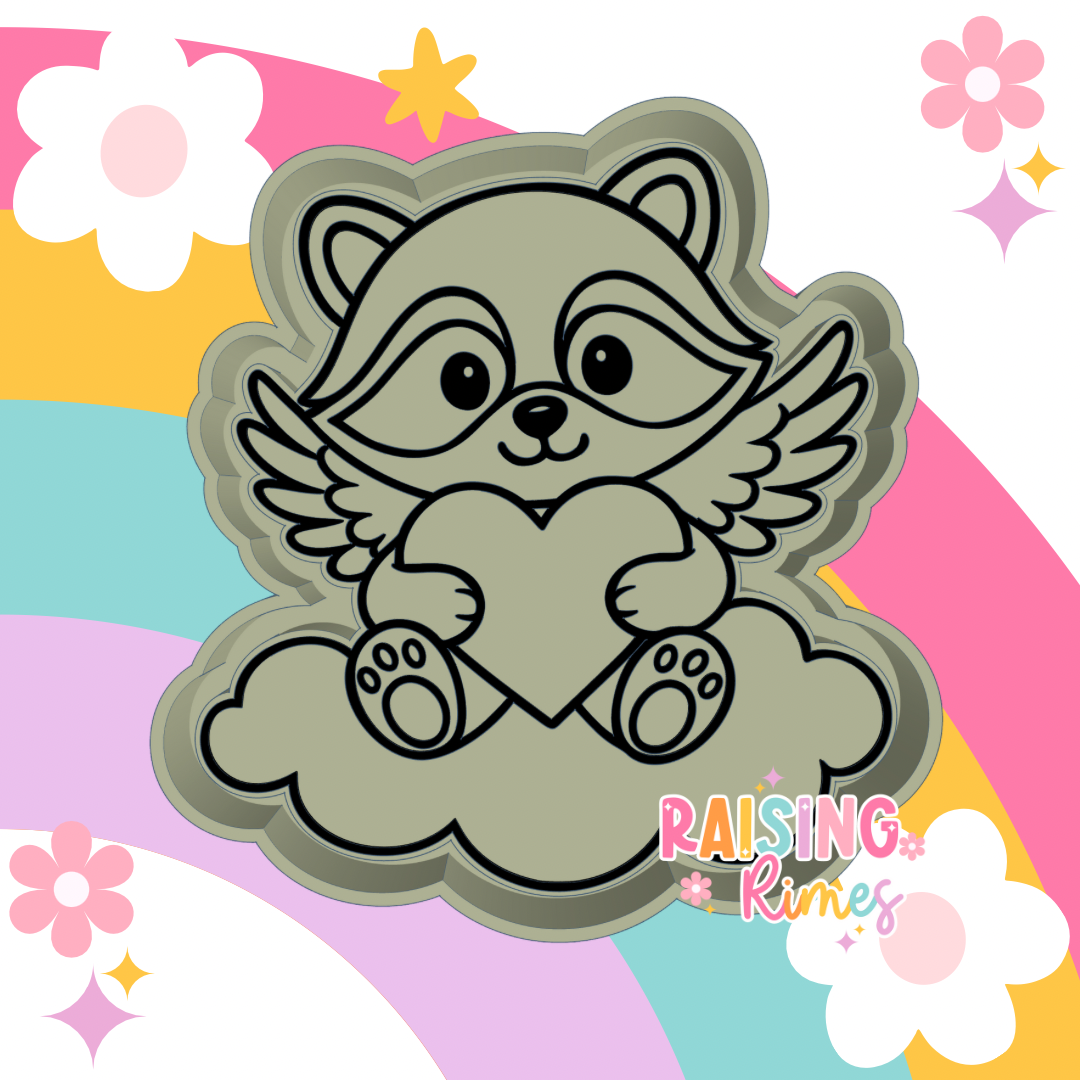 Cupid Raccoon Silicone Mold