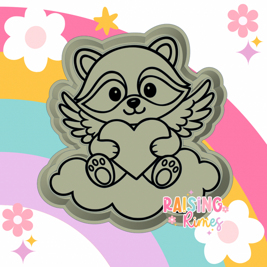 Cupid Raccoon Silicone Mold
