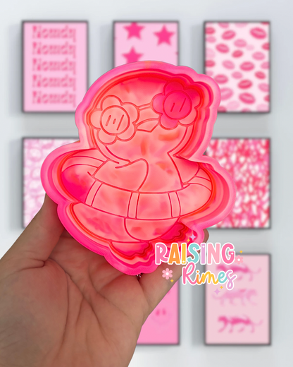 Groovy Summer Penguin Silicone Mold