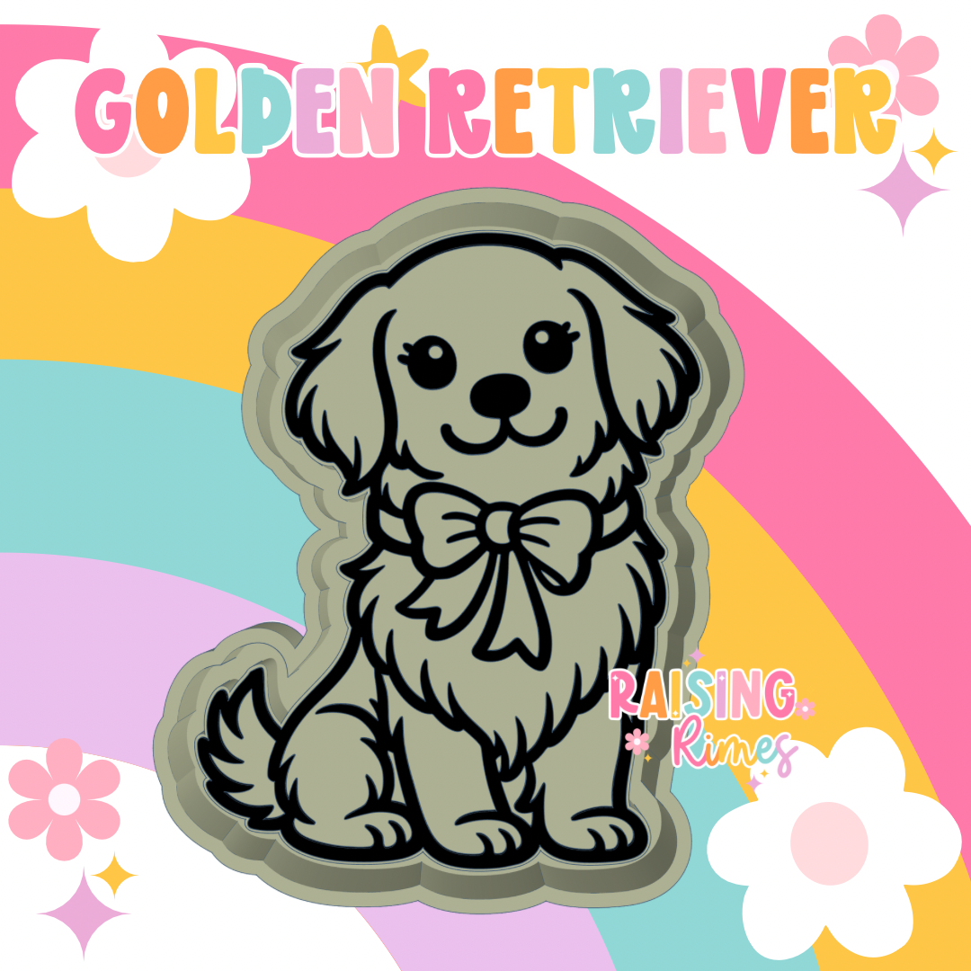 Golden Retriever Silicone Mold