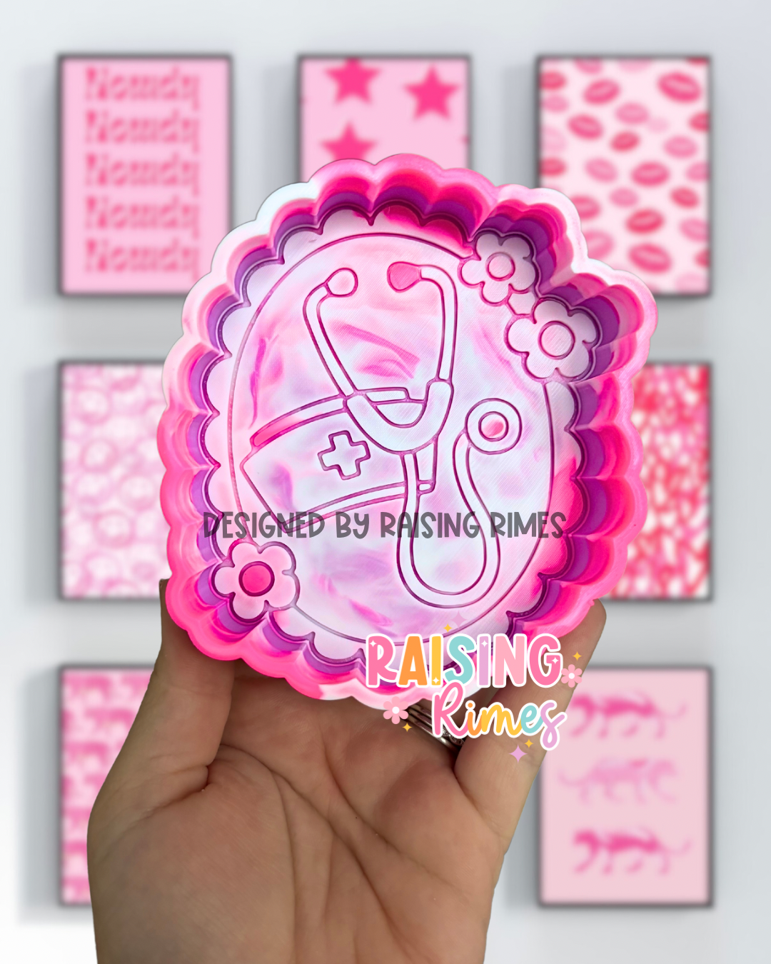Nurse Frame Silicone Mold