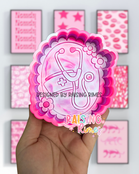 Nurse Frame Silicone Mold