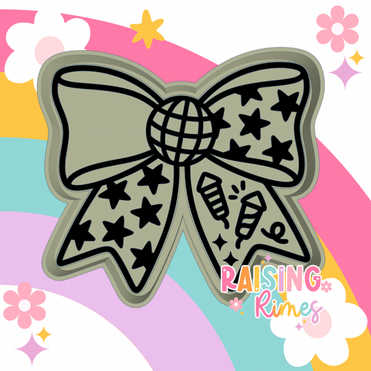 Disco & Firework Bow Silicone Mold