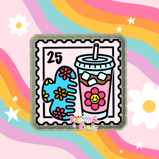 Claw Clip & Iced Coffee Stamp Silicone Mold