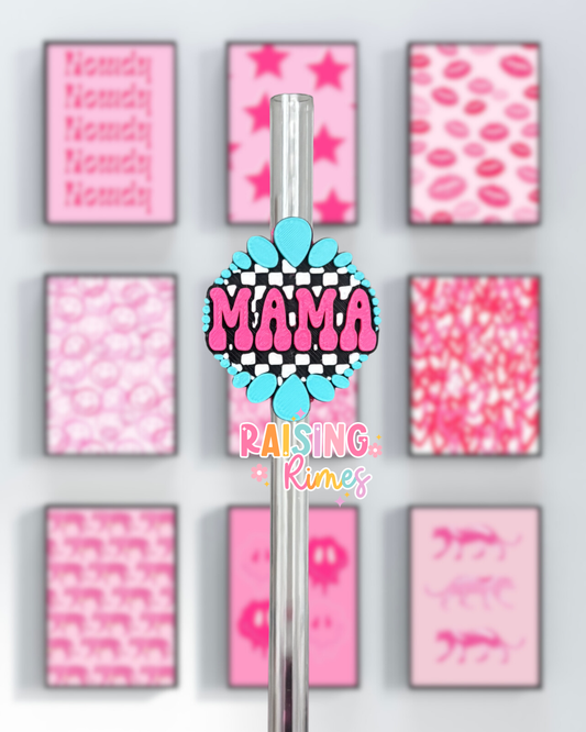 Western Mama Straw Topper