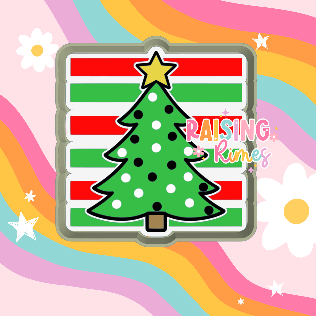 Polka Dot Tree Silicone Mold