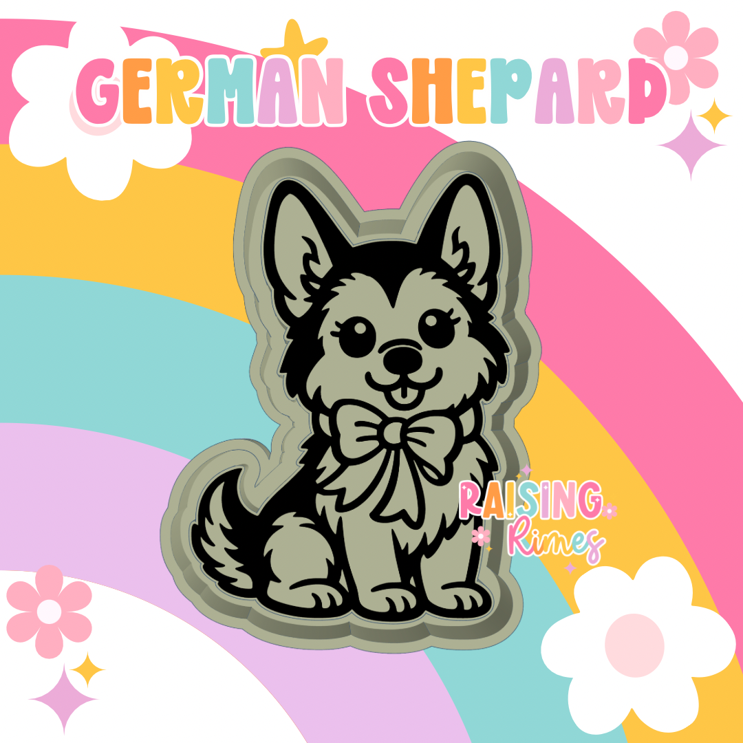 German Shepard Silicone Mold