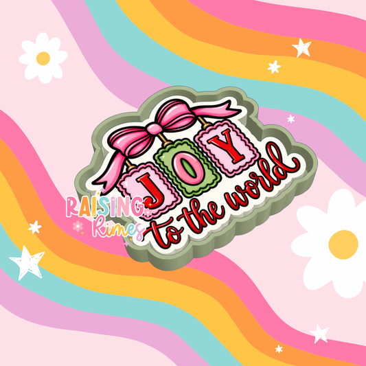Joy to the World Silicone Mold