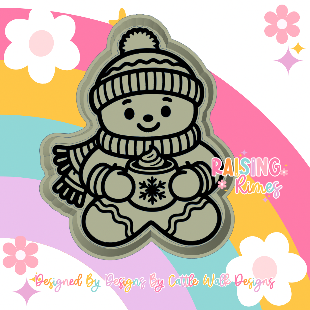 Gingerbread w/ Cocoa Silicone Mold