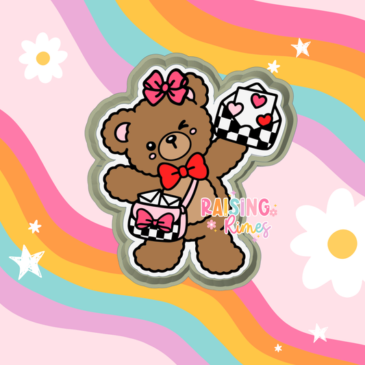 Valentine Mail Bear Silicone Mold