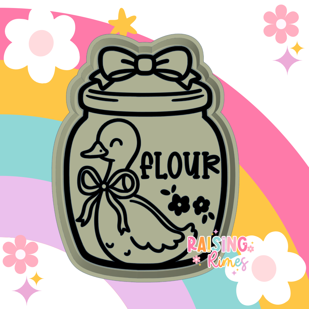Flour Jar Silicone Mold