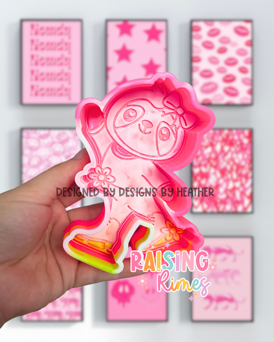 Skate Sloth Silicone Mold