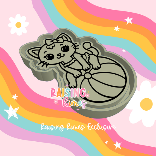 Beach Ball Kitty Silicone Mold