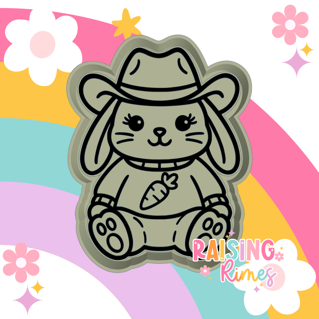 Cowgirl Bunny Silicone Mold