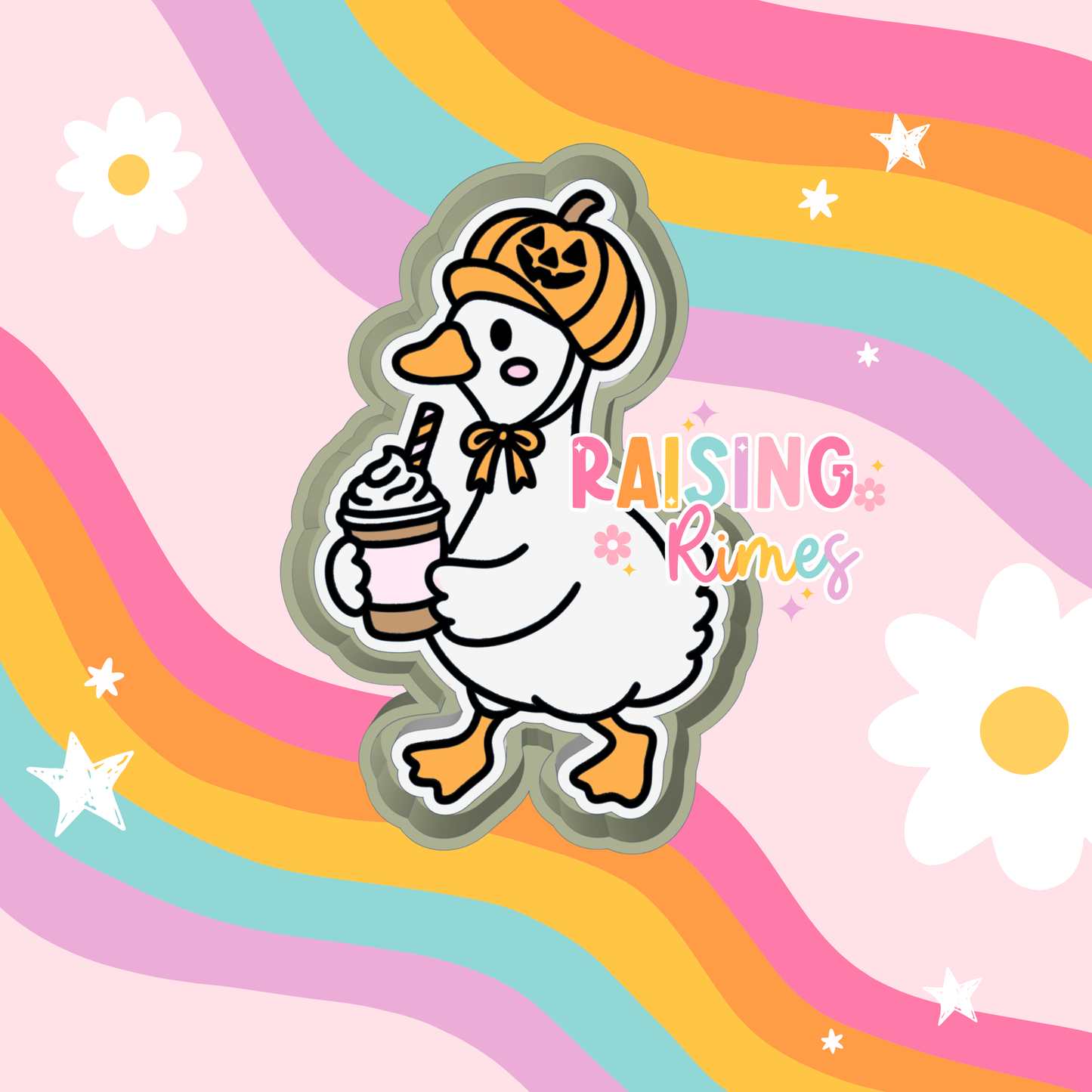 Pumpkin Hat Goose Silicone Mold