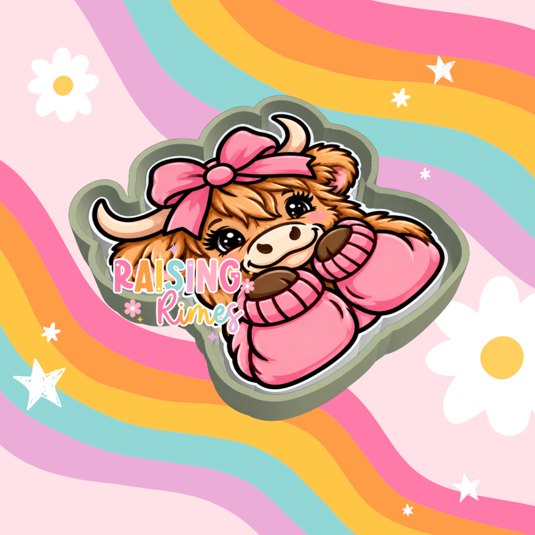 Cute Sweater Cow Silicone Mold