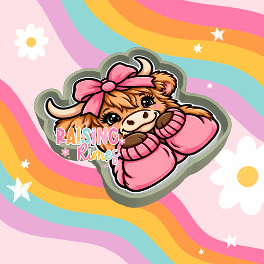 Cute Sweater Cow Silicone Mold