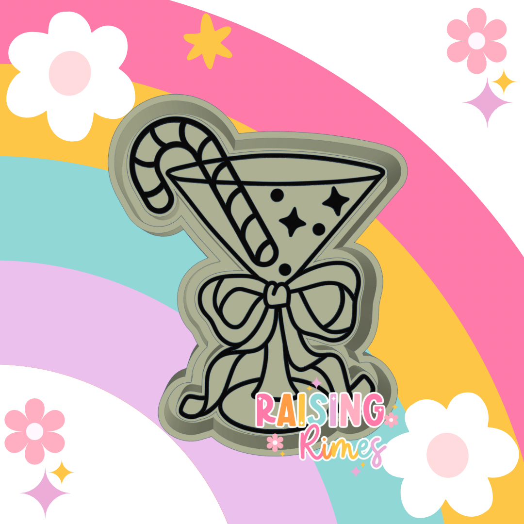 Candy Cane Martini Silicone Mold
