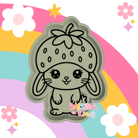 Strawberry Bunny Silicone Mold
