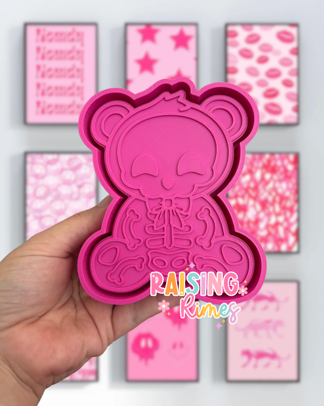 Skeleton Bear Silicone Mold